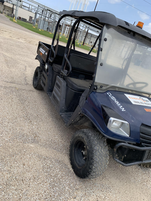 2018 Cushman Hauler 4x4 Crew Cushman Hauler 4X4 Crew Utility Vehicle w/Skid Plate, Amber Strobe