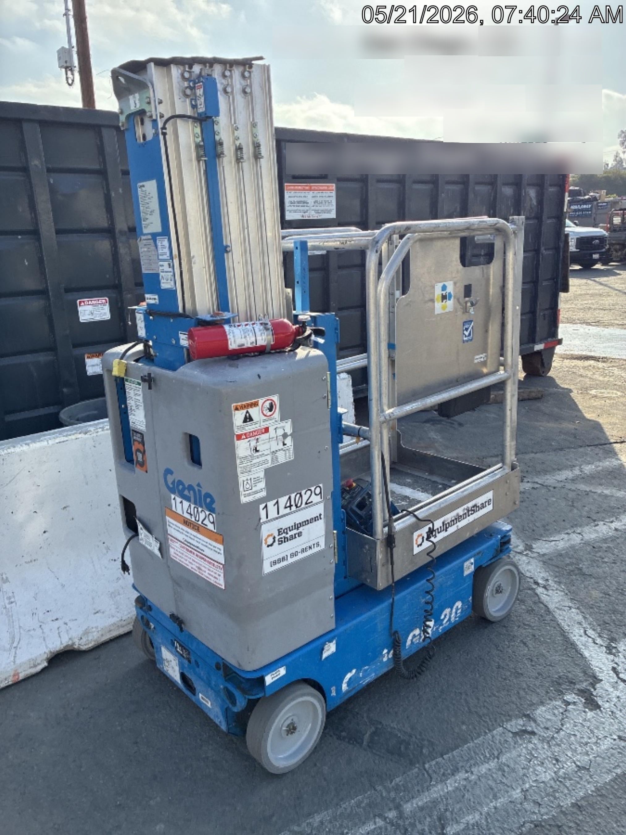2020 GENIE GR-20