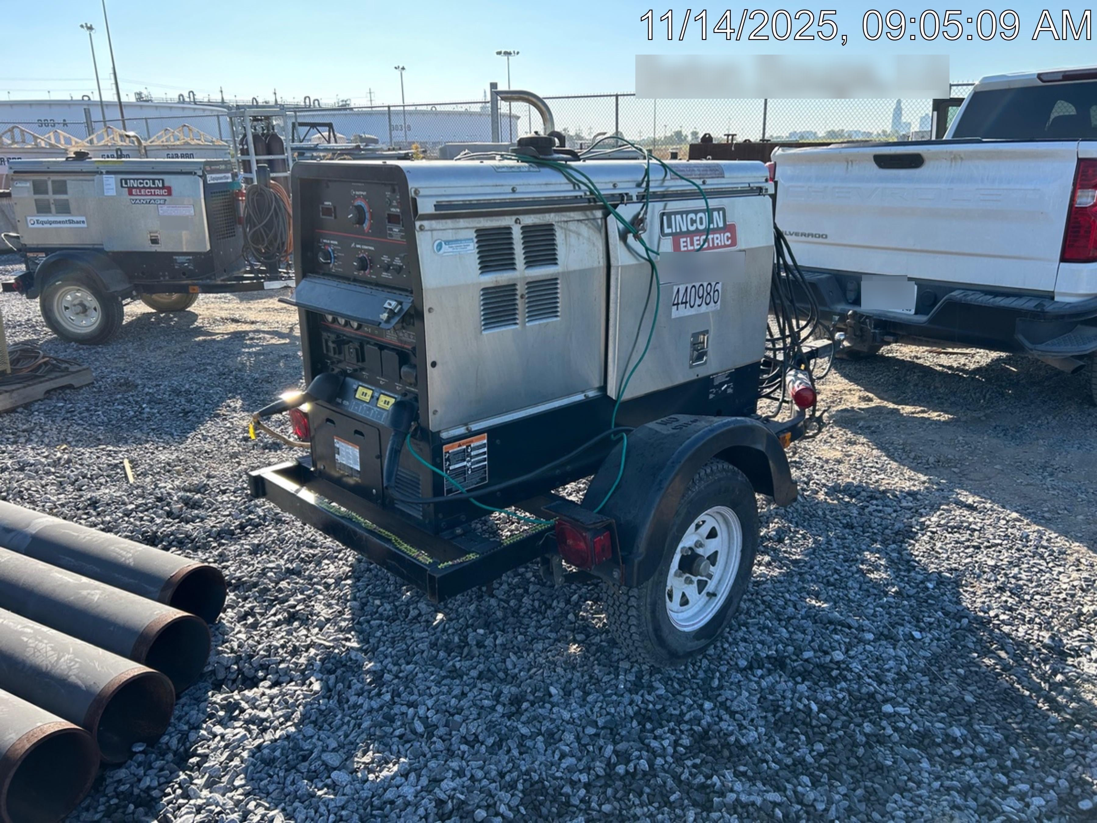2024 Lincoln Electric LE400 Kubota V1505, Trlr, Cable Rack, Light Kit, ES Decals, T3
