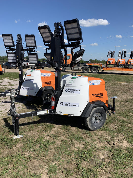 2024 Generac MLT2 Diesel, Flex Switch 120V Input, Powerzone Controller, 
(4) 320W LED Lights, 4kW Generator, 39.9 Gal Fuel Tank, 2" Ball, T3