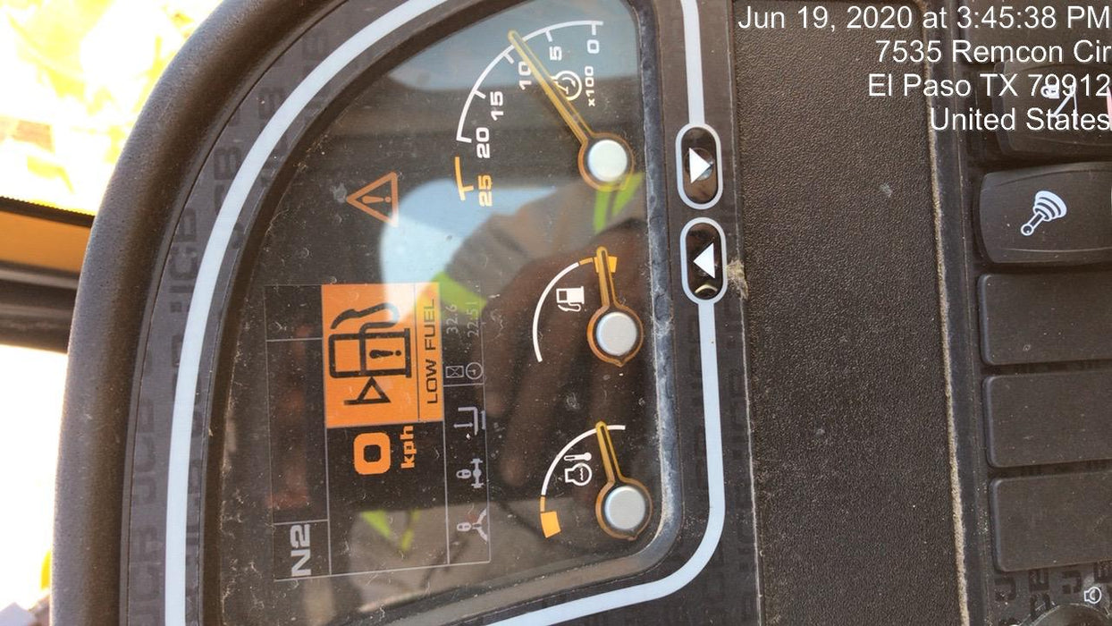 2020 JCB 510-56 Canopy, 74 HP, Solid Tires, STD Worklight, Beacon, Aux Hydraulics, Lifting Eye, Back up Alarm w/66" Carriage/60" Forks