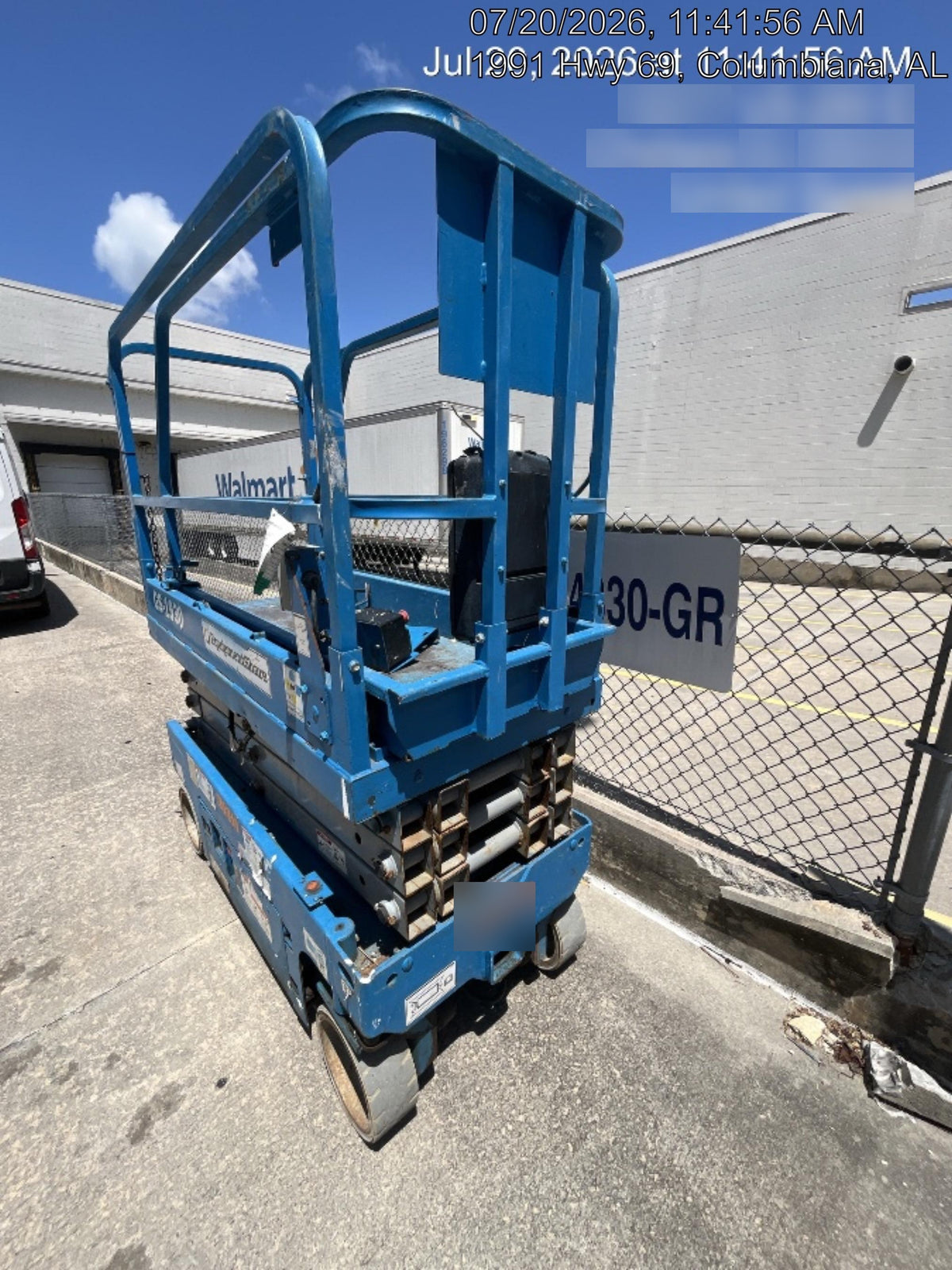 2019 Genie GS-1930 Fixed rails with chain Entry