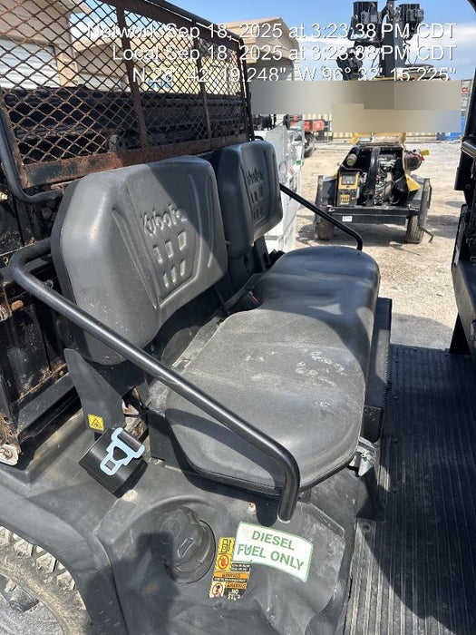 2020 Kubota RTV-X1140W-H Canopy, Diesel, 2 Seater, HDWS Tires, Windshield, Back up Alarm, Amber Strobe Light, Cargo Box