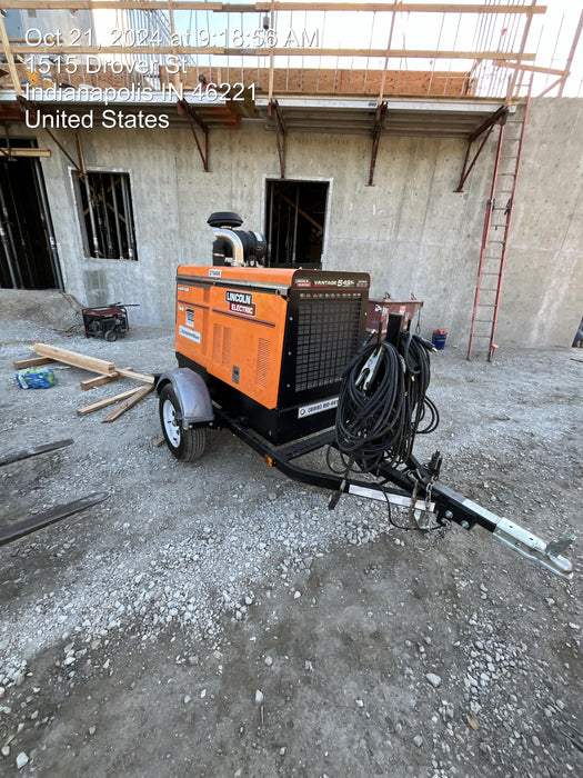 2022 Lincoln Electric Vantage 549X Crosslink Technology, Trailer Mounted, ES Decals, T3