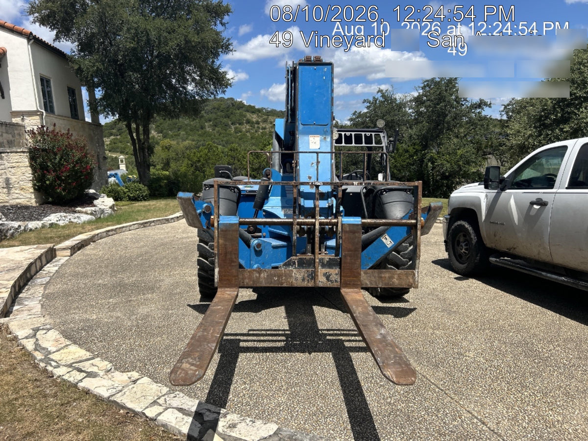 2018 Genie GTH-1056 Genie GTH-1056 w/ROPS, Work Lights, Solid Tires, RH Cab Mesh, Beacon, 60" Carriage and Forks