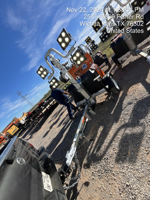 2024 Wanco WLTT-4MM4K Diesel, Deep Sea Controller, Shore Power Plug, Auto Start, (4) 350W LED Floodlights, 4kW Generator, 60 Gal Fuel Tank, 2" Ball, T3