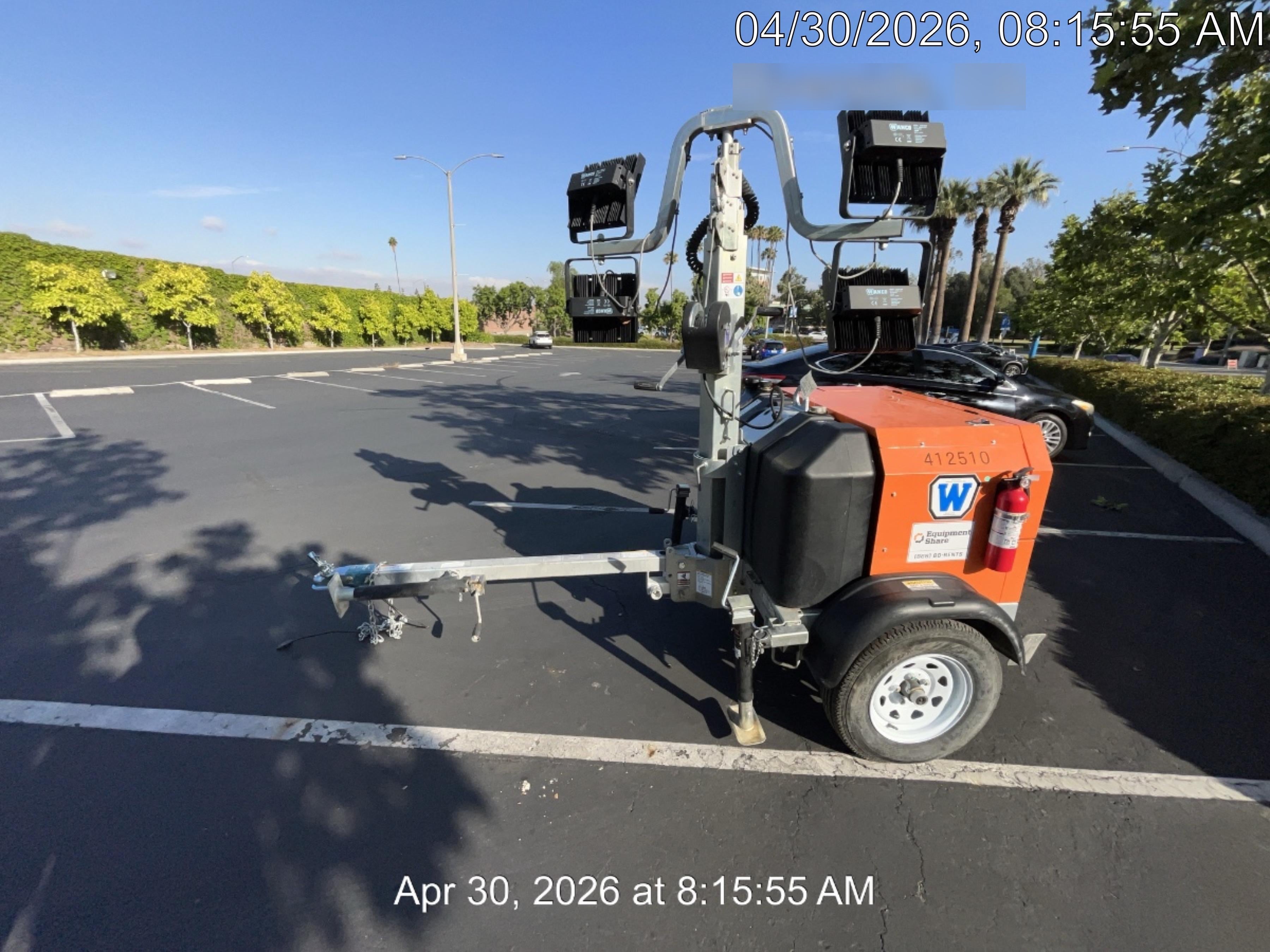 2024 Wanco WLTT-4MM4K Diesel, Deep Sea Controller, Shore Power Plug, Auto Start, (4) 350W LED Floodlights, 4kW Generator, 60 Gal Fuel Tank, 2" Ball, T3
