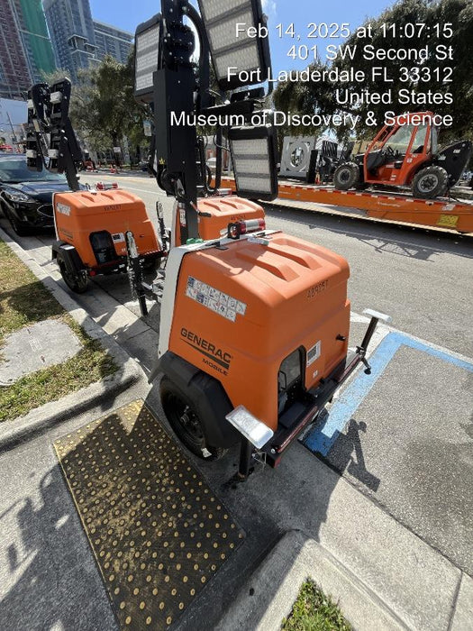 2025 Generac MLTS-4 Diesel, Mitsubishi L2E, 7.1 hp @1800 rpm, Flex Switch 120V Input, Powerzone Controller, (4) 320W LED Lights, 4kW Generator, 39.9 Gal Fuel Tank, 2" Ball, T3, ES Decals