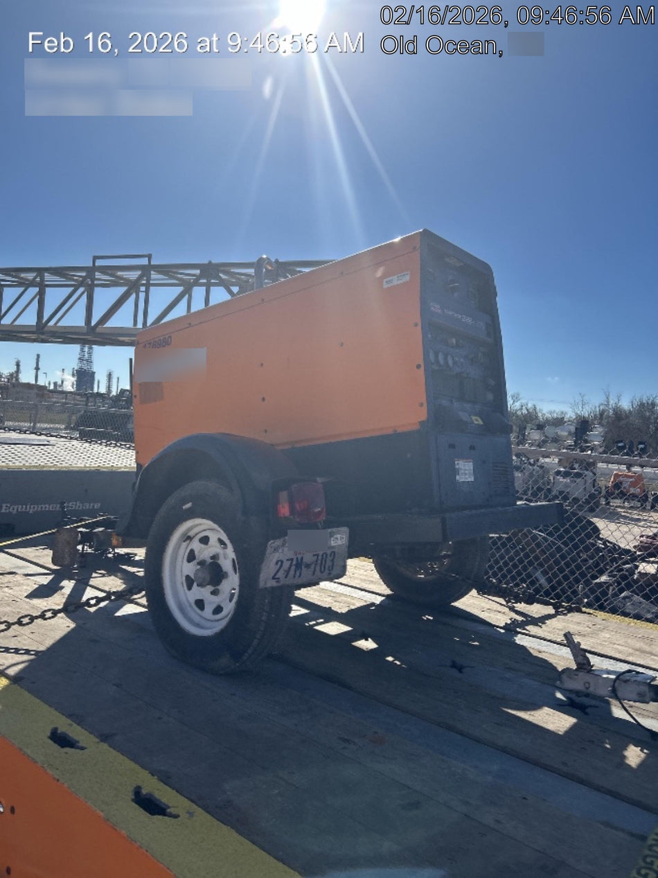 2021 Lincoln Electric Vantage 322 Vantage 322 Ready Pak 3 w/ Decals, ORANGE (includes trailer, cable rack, fender light kit) NO Telematics