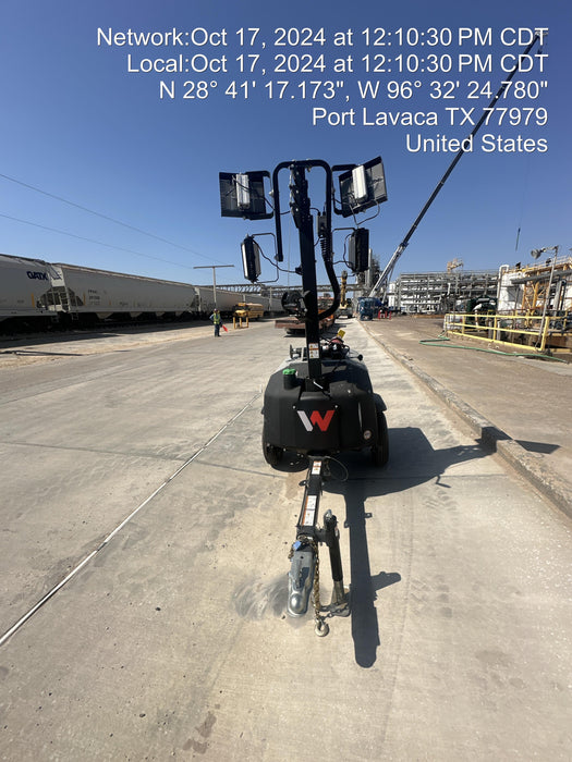 2024 Wacker Neuson LTT4 Diesel, Kohler KDW702, Deep Sea Controller, Auto Start, LED 320W, Bypass Outlet, T3