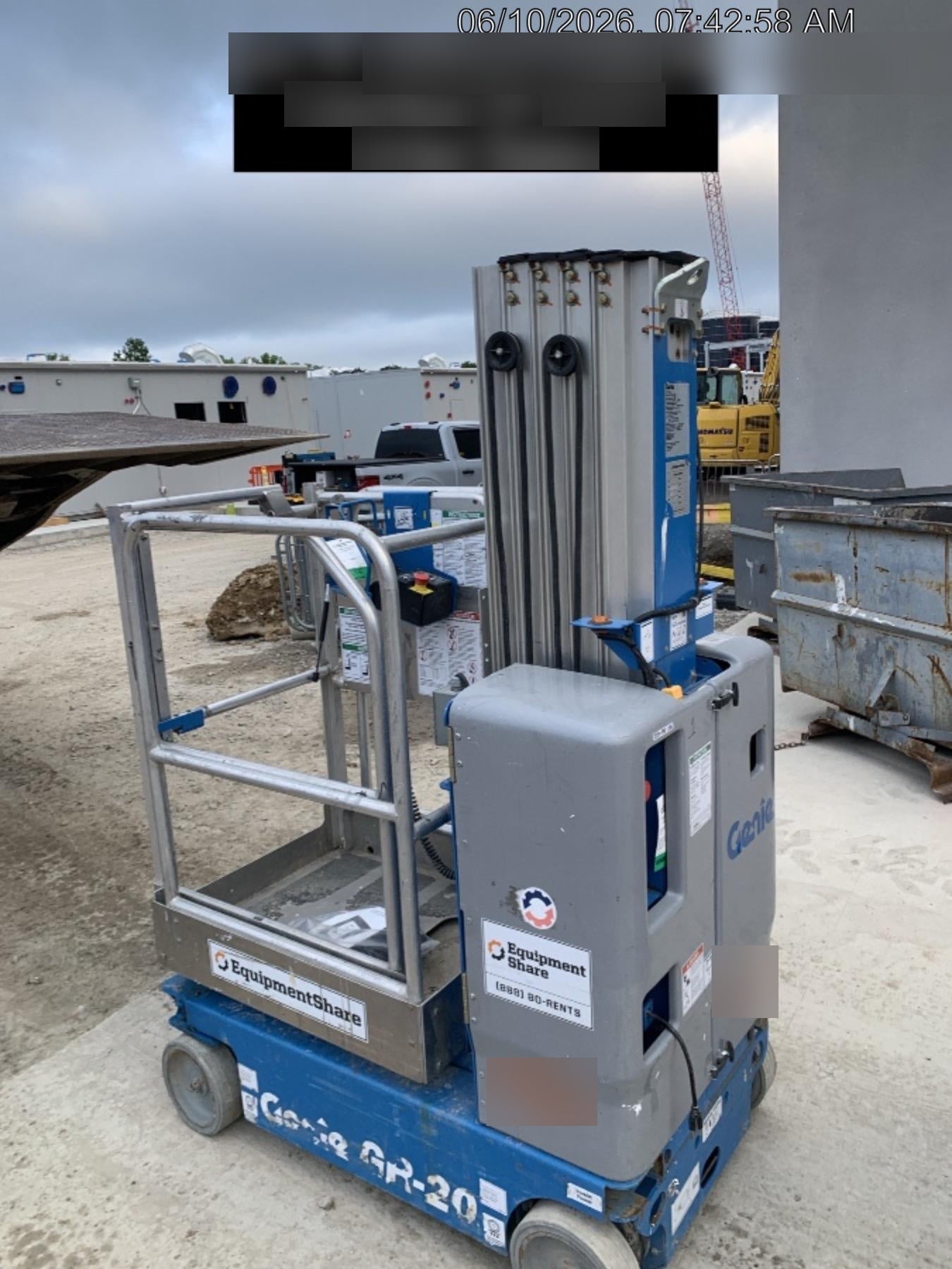 2019 GENIE GR-20