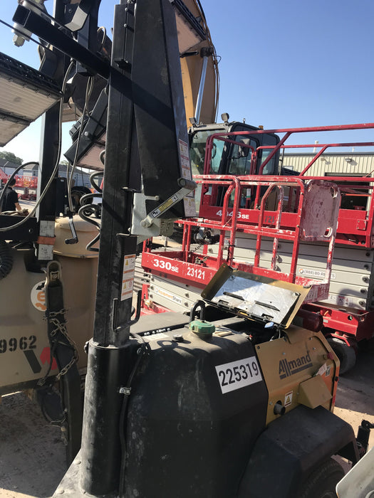 2022 Allmand NLV3GR (4) LED Light Fixture 350W, 23' Vertical Mast, 3kW Prime, Towable, Deep Sea L401, Leveling Jacks, Yanmar T4F 5.8hp