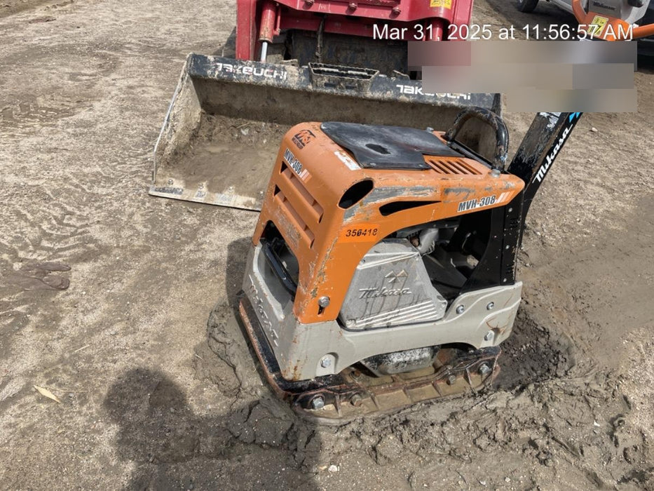 2023 Multiquip MV308GH Honda GX270, 18" Plate, Tachometer