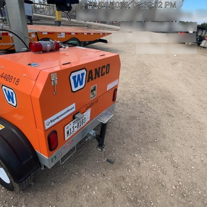 2024 Wanco WLTT-4MM4K Diesel, Deep Sea Controller, Shore Power Plug, Auto Start, (4) 350W LED Floodlights, 4kW Generator, 60 Gal Fuel Tank, 2" Ball, T3