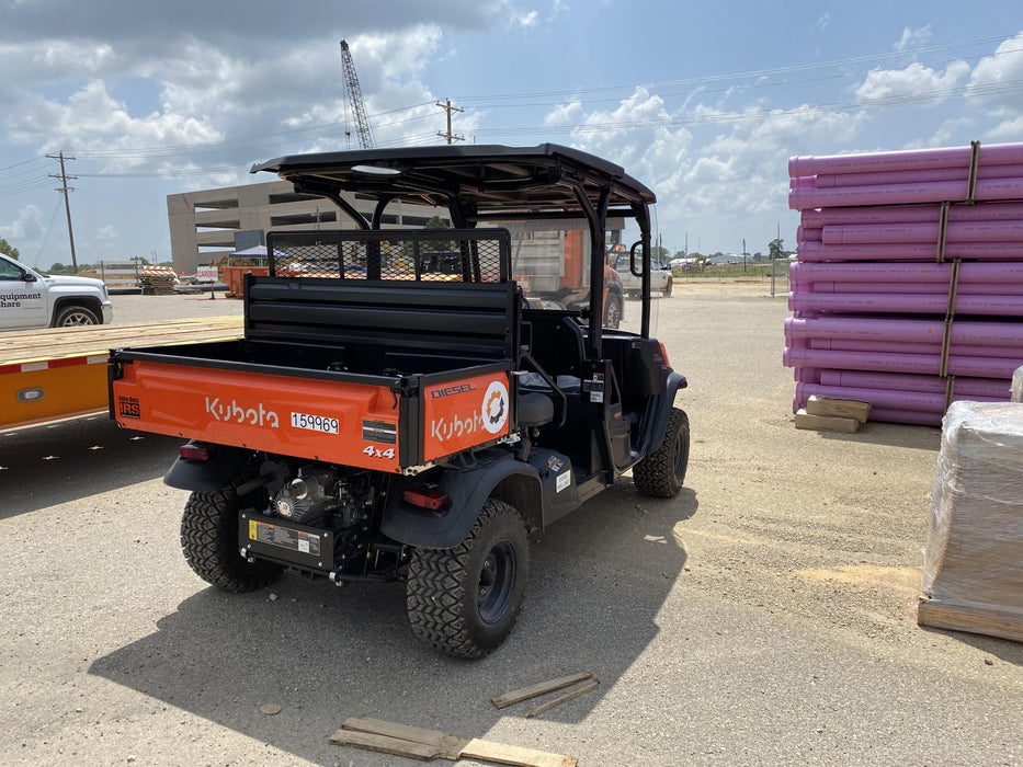 2021 Kubota RTV-X1140W-H Plastic Canopy, Windshield Acrylic Clear, LED Strobe Light, Wire Harness Kit, Back up Alarm