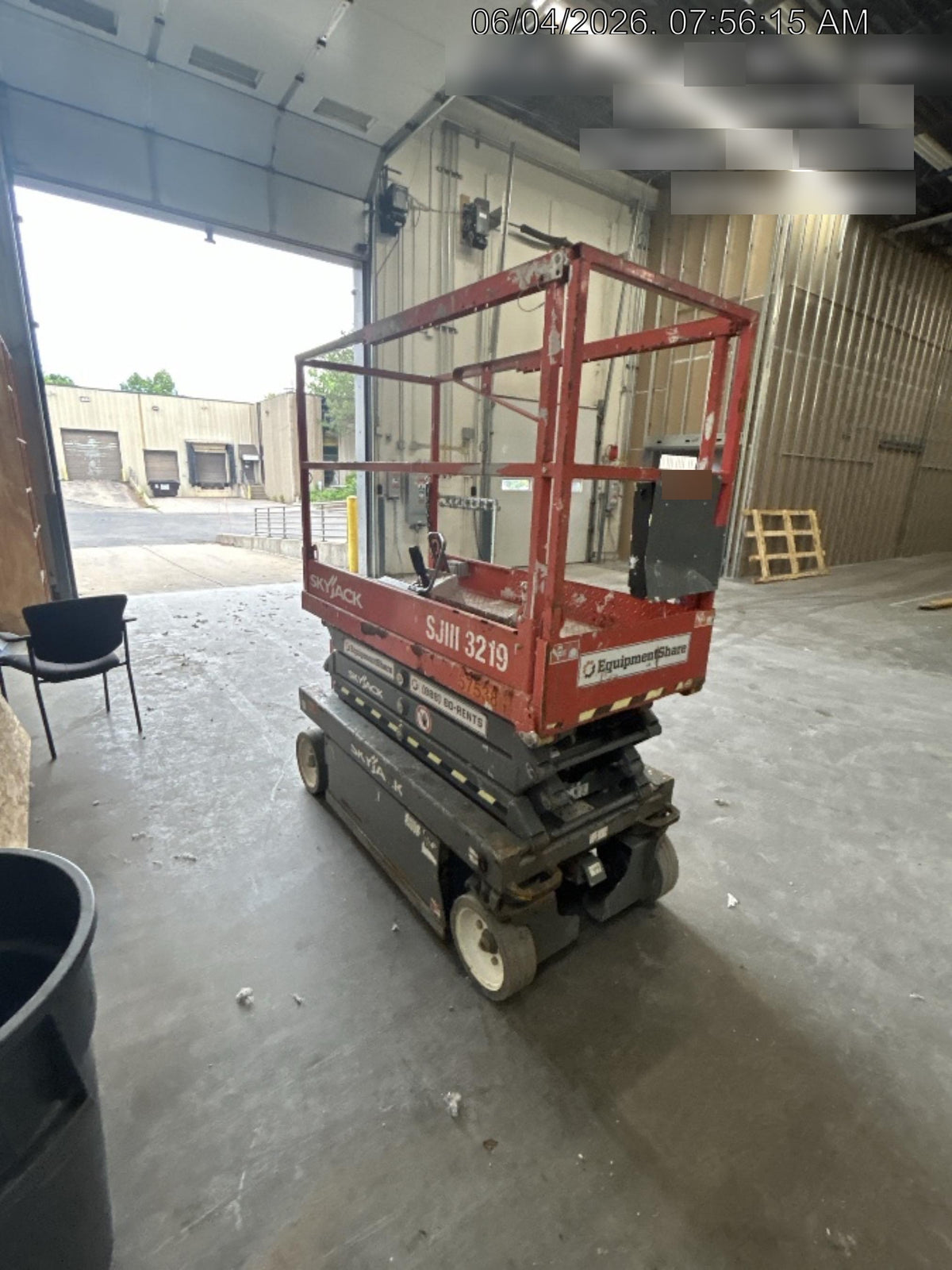 2016 Skyjack SJIII-3219 Standard Rental Specs