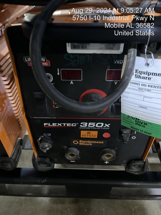 2023 LINCOLN ELECTRIC FLEXTEC 350X