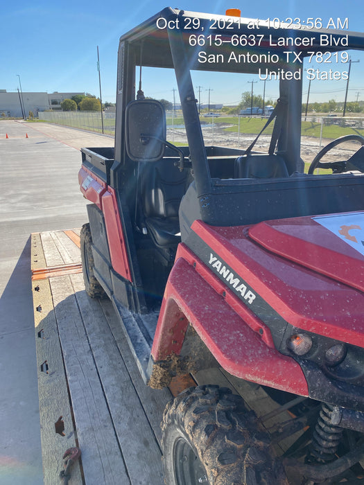 2021 Yanmar YU1000 Canopy, Steel Wheel, Poly WindShield, Beacon, Backup Alarm