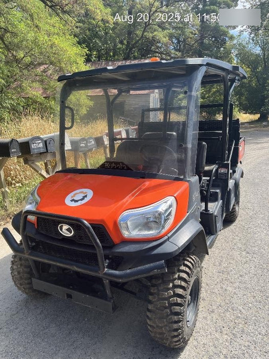 2021 Kubota RTV-X1140W-H Plastic Canopy, Windshield Acrylic Clear, LED Strobe Light, Wire Harness Kit, Back up Alarm