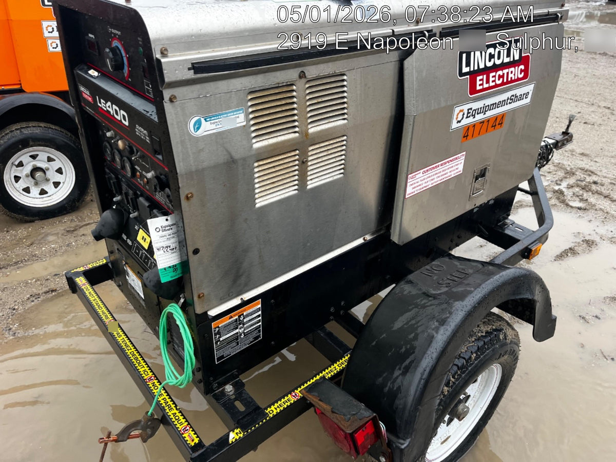 2024 Lincoln Electric LE400 Kubota V1505, Trlr, Cable Rack, Light Kit, ES Decals, T3