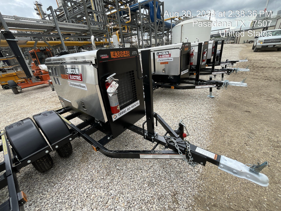 2024 Lincoln Electric LE400 Kubota V1505, Trlr, Cable Rack, Light Kit, ES Decals, T3