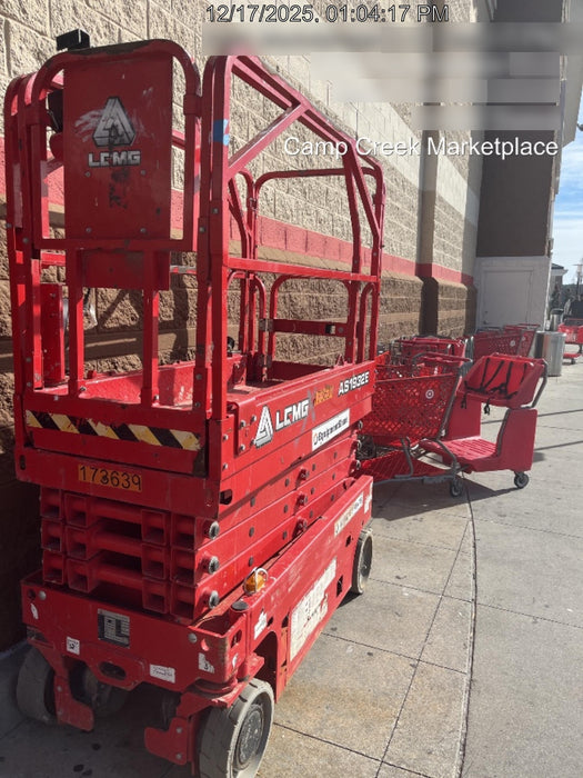 2021 Lgmg AS1932E Electric Drive, Solid Non Marking Tires, Dual Beacons