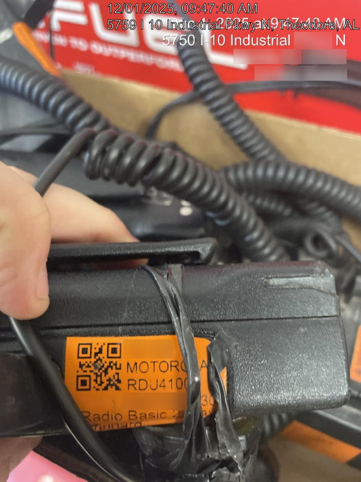 2020 MOTOROLA RDU4100