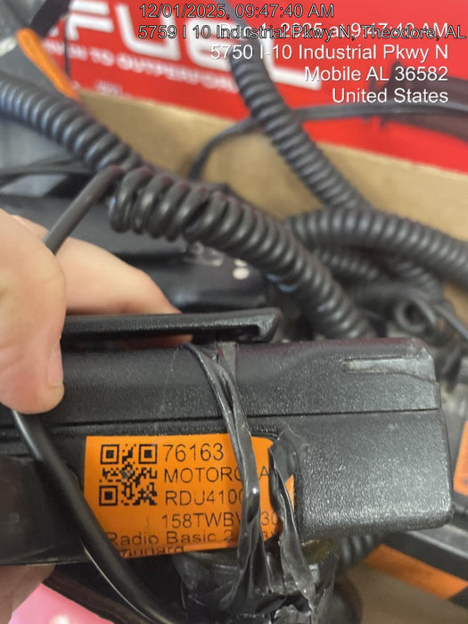 2020 MOTOROLA RDU4100