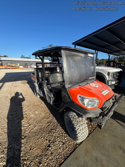 2022 Kubota RTV-X1140W-H Plastic Canopy, Windshield Acrylic Clear, LED Strobe Light, Wire Harness Kit, Back up Alarm