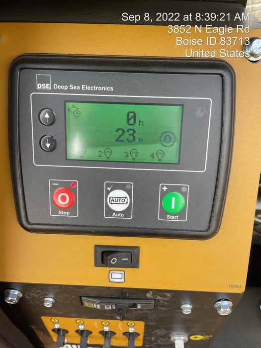 2022 Allmand NLV3GR (4) LED Light Fixture 350W, 23' Vertical Mast, 3kW Prime, Towable, ES Decals, T3