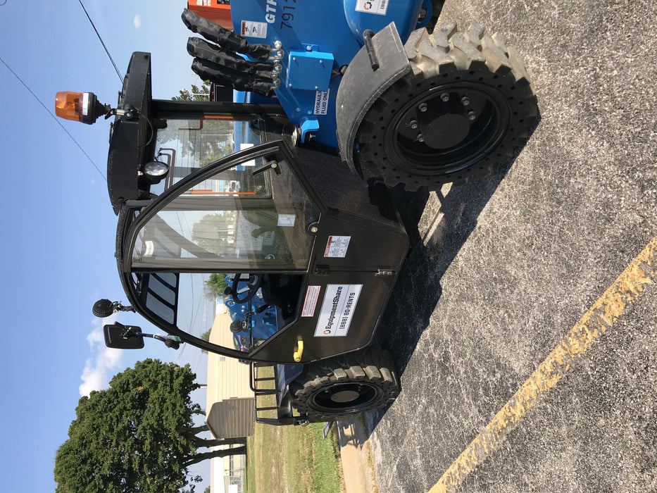 2020 Genie GTH-5519 Cab/Heat/Air, Solid Tires, Work Lights, Beacon, Aux Hydraulics, Back up Alarm