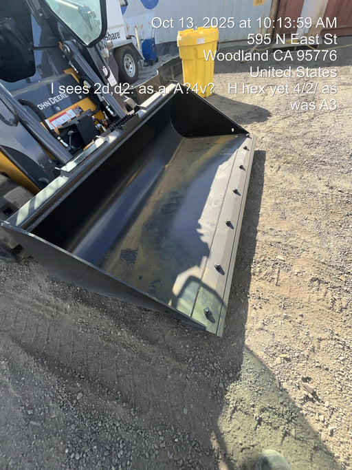 2025 JOHN DEERE 72" Skid Loader Bucket - John Deere C72