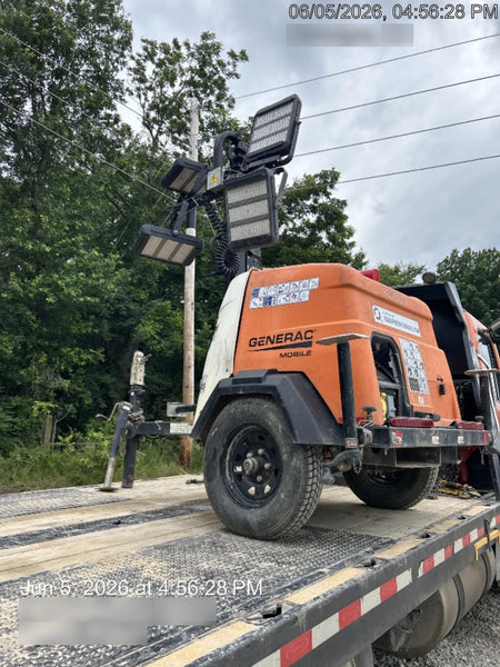 2024 Generac MLT2 Diesel, Flex Switch 120V Input, Powerzone Controller, 
(4) 320W LED Lights, 4kW Generator, 39.9 Gal Fuel Tank, 2" Ball, T3