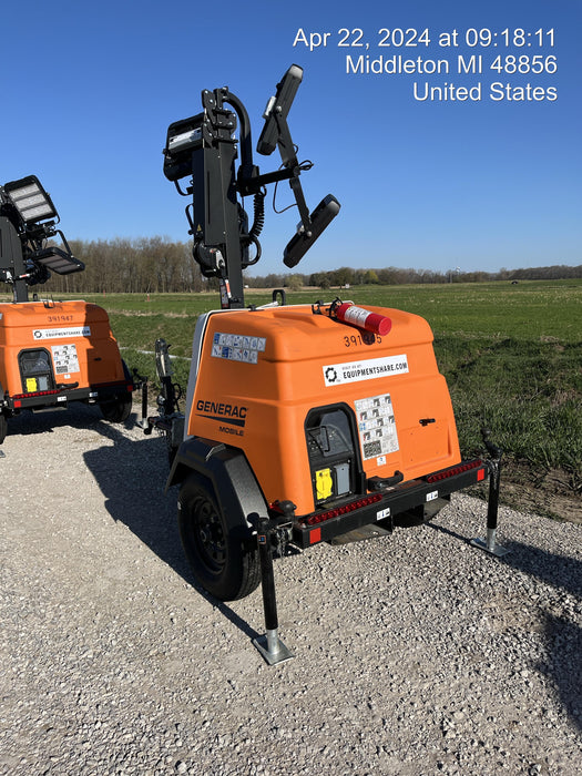 2024 Generac MLT2 Diesel, Flex Switch 120V Input, Powerzone Controller, 
(4) 320W LED Lights, 4kW Generator, 39.9 Gal Fuel Tank, 2" Ball, T3