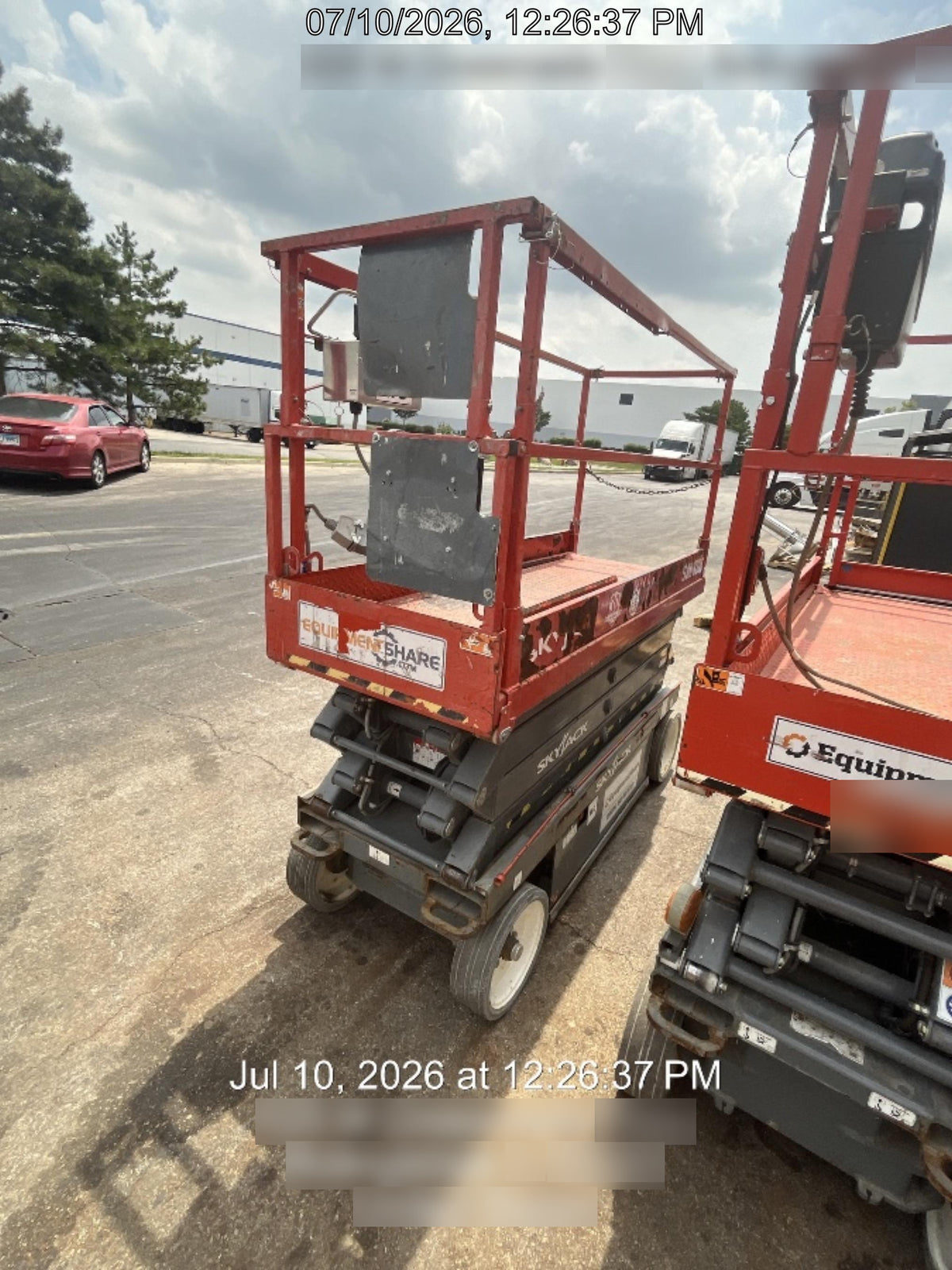 2016 Skyjack SJIII-3226 26' Electric Scissor Lift