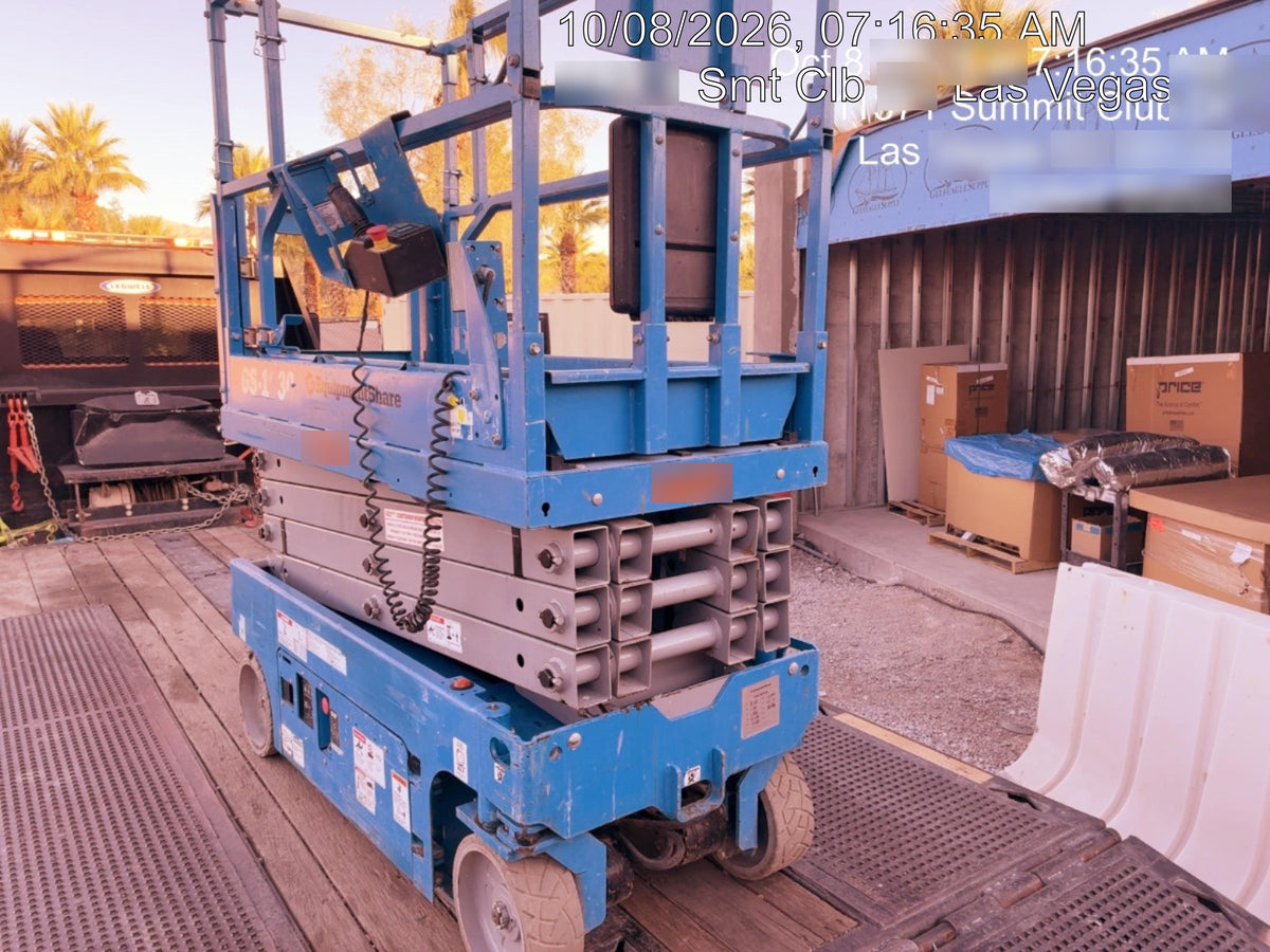 2020 Genie GS-1930 Solid Non Marking Tires, Beacon, Folding rails with half height swing gate