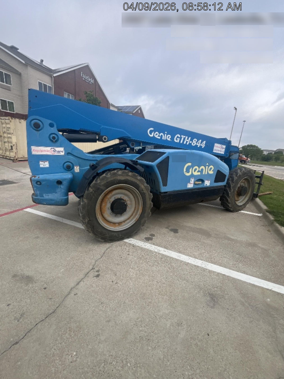 2016 GENIE GTH-844