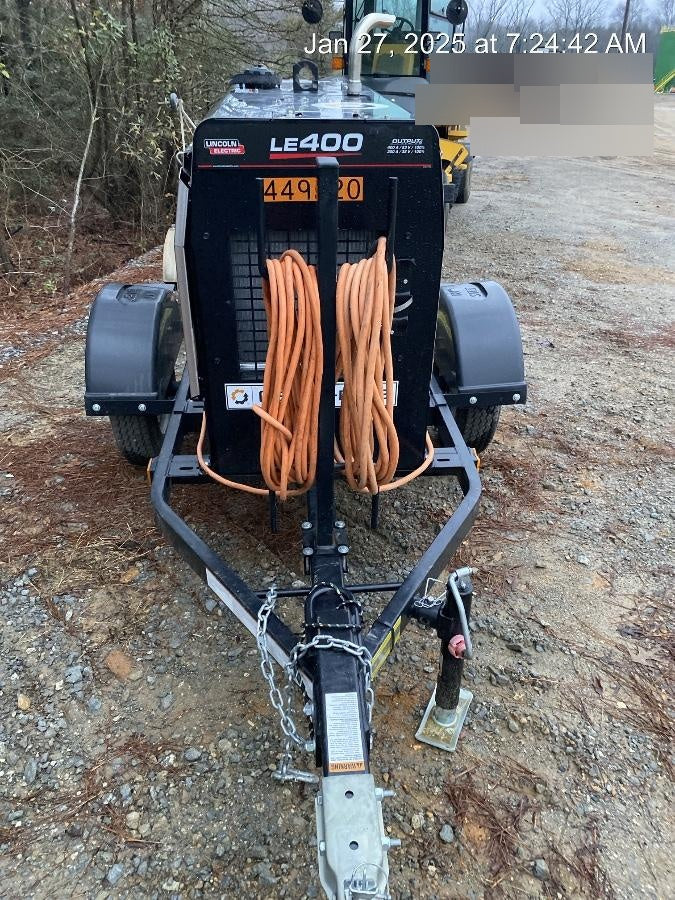 2024 Lincoln Electric LE400 Kubota V1505, Trlr, Cable Rack, Light Kit, ES Decals, T3