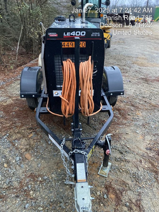 2024 Lincoln Electric LE400 Kubota V1505, Trlr, Cable Rack, Light Kit, ES Decals, T3