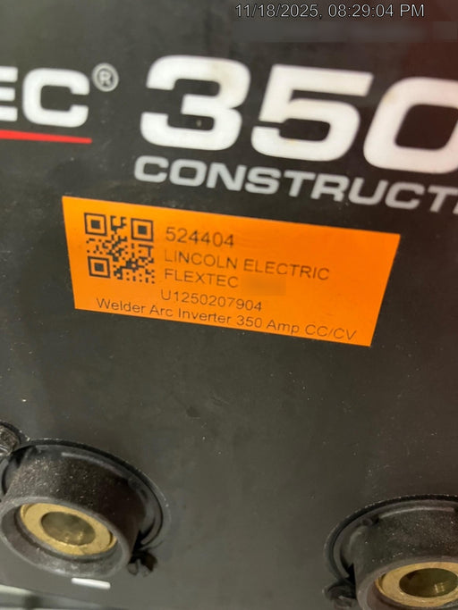 2025 LINCOLN ELECTRIC FLEXTEC 350X