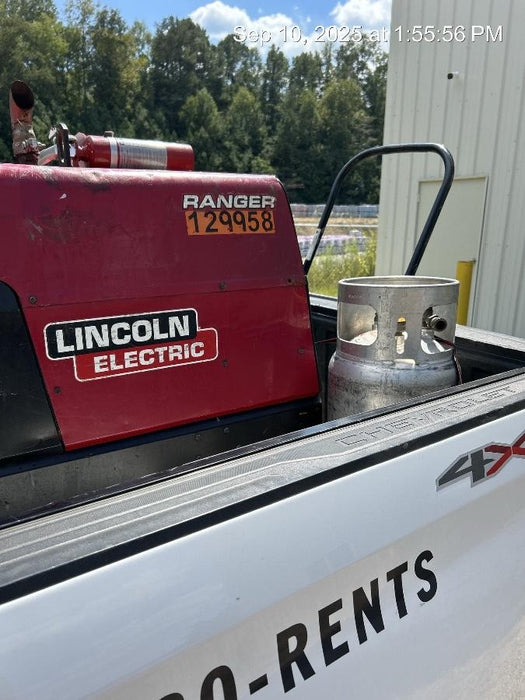 2021 Lincoln Electric Ranger 305 LPG K3430-1, Ranger 305 LPG, Undercarriage, Tank Holder & Strap, 10kw AC Gen, 25hp Kohler LPG Eng