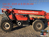 2019 Manitou MTA10055 Canopy, 120 HP, Solid Tires, Work Lights, Lift Hook, Auxiliary Hydraulics 66" Carriage and 60" Forks