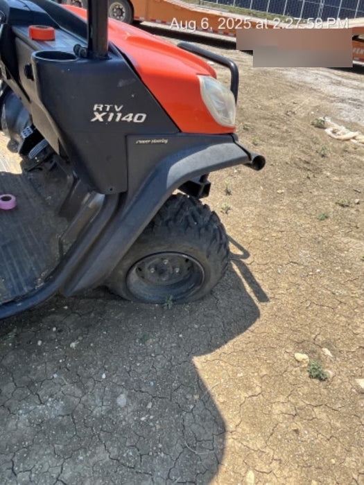 2020 Kubota RTV-X1140W-H Canopy, 4-Seater, Diesel, Windshield Acrylic Clear, LED Strobe, Backup Alarm