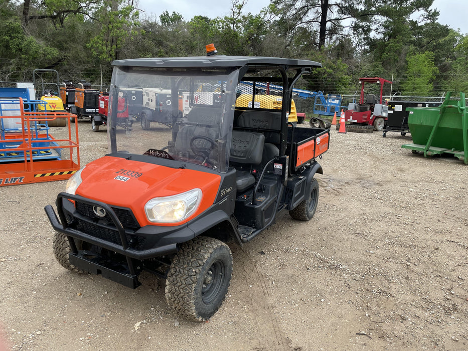 2022 Kubota RTV-X1140W-H Plastic Canopy, Windshield Acrylic Clear, LED Strobe Light, Wire Harness Kit, Back up Alarm