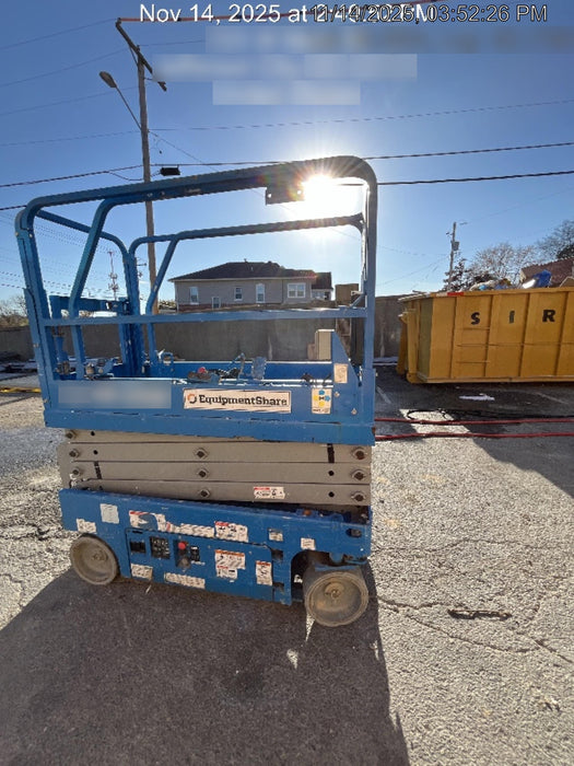 2020 Genie GS-1930 Solid Non Marking Tires, Beacon, Folding rails with half height swing gate