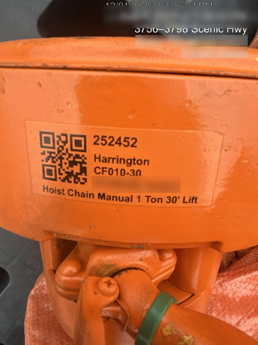 2022 HARRINGTON CF010-30