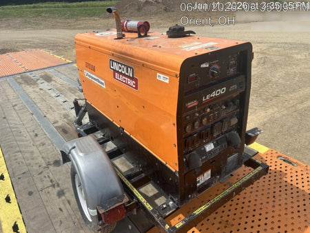 2022 Lincoln Electric LE400 Kubota V1505, Trlr, Cable Rack, Light Kit, ES Decals, T3