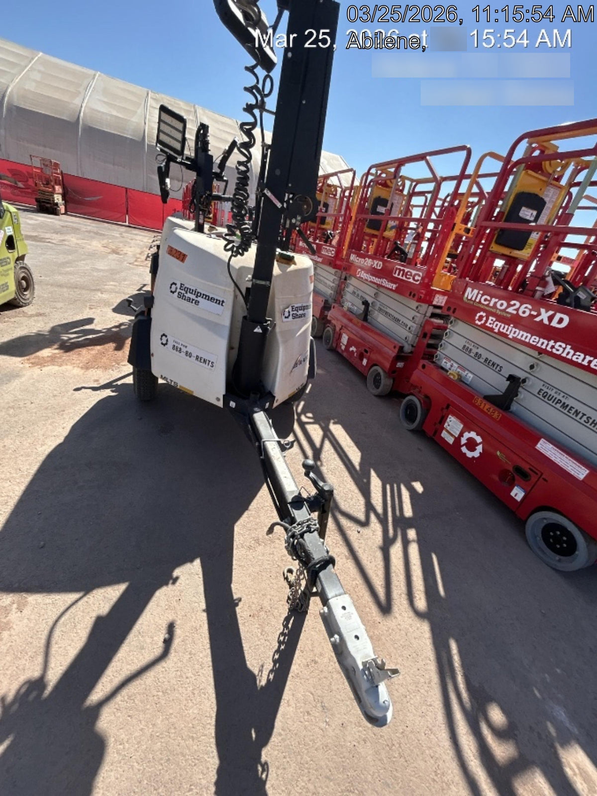 2023 Generac MLT2 Diesel, Flex Switch 120V Input, Powerzone Controller, (4) 320W LED Lights, 4kW Generator, 39.9 Gal Fuel Tank, 2" Ball, T3