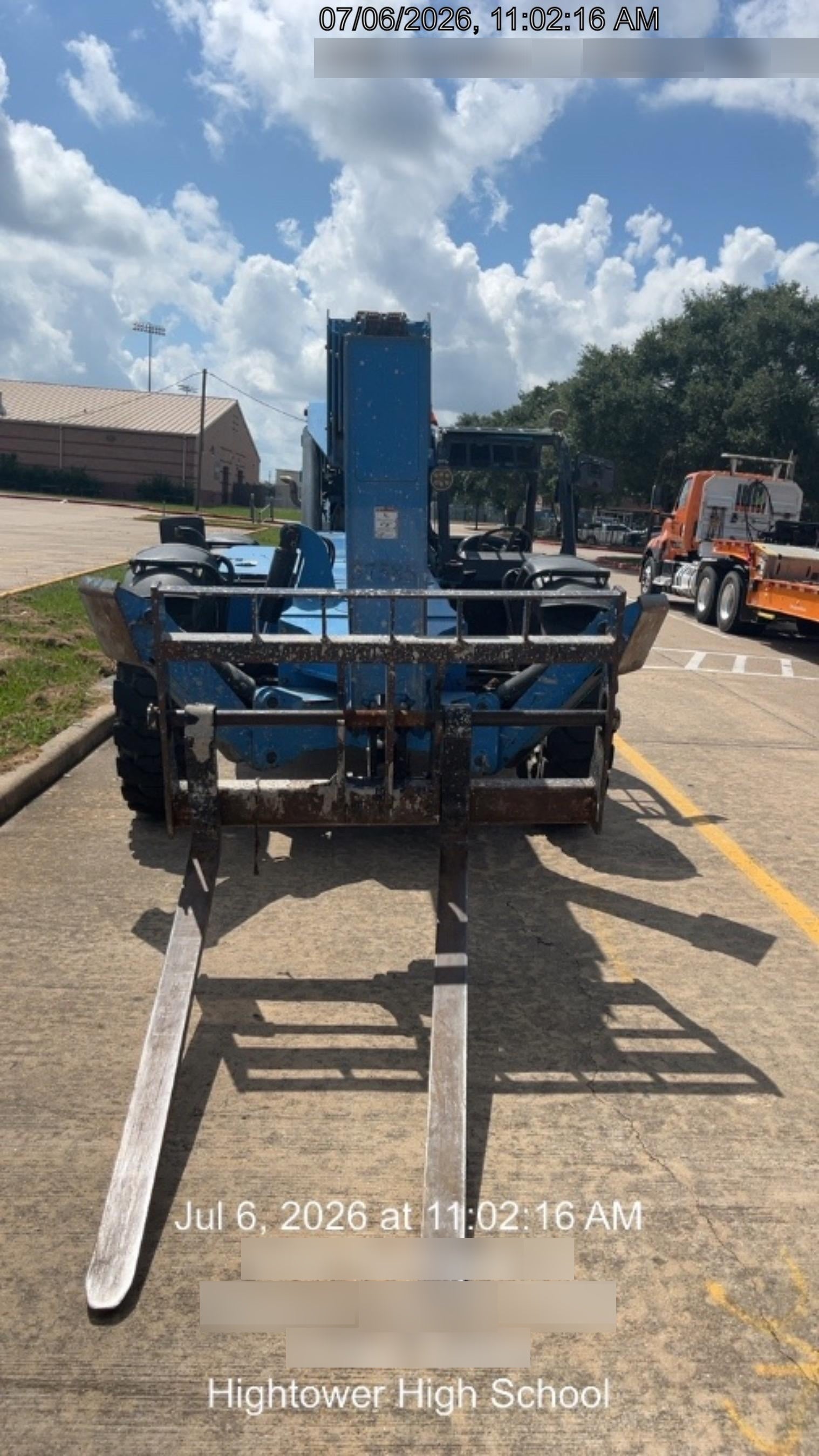 2019 Genie GTH-1056 Canopy, Solid RT Tires, LED Work Lights, Beacon 60" QA Carriage, 60" Forks