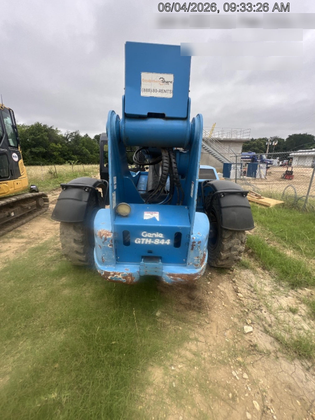2017 Genie GTH-844 Solid Tires, Open Cab